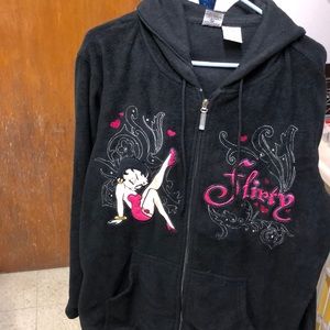 Rare Betty Boop fleece jacket  2XL